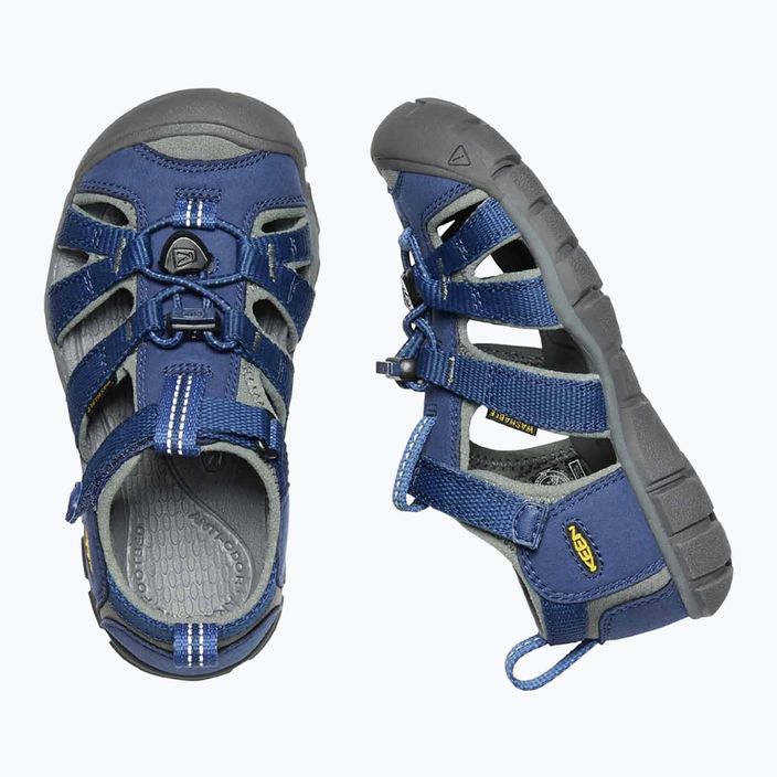 Detské trekingové sandále KEEN Seacamp II CNX blue depths/gargoyole 10
