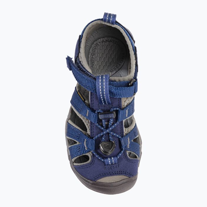 Detské trekingové sandále KEEN Seacamp II CNX blue depths/gargoyole 6
