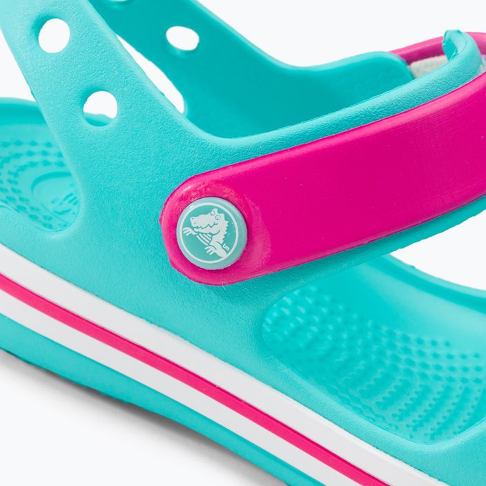 Detské sandále Crocs Crockband pool/candy pink 8