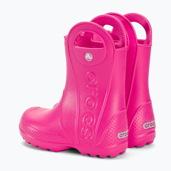 Crocs Handle Rain Boot Detské cukríky ružové wellingtons 3