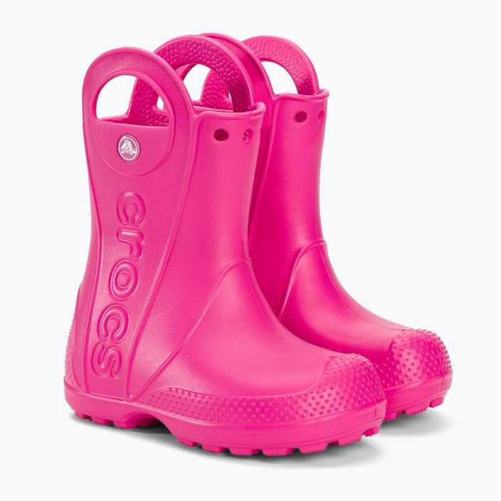 Crocs Handle Rain Boot Detské cukríky ružové wellingtons 4