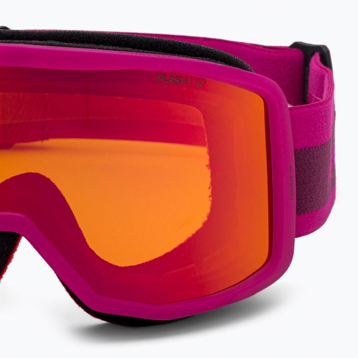 Detské lyžiarske okuliare Atomic Count Jr Cylindrical berry/pink/blue flash AN5162 5
