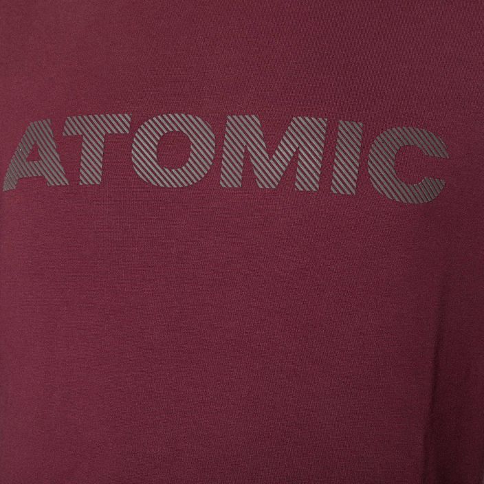 Pánska mikina Atomic Alps Sweater bordová 5
