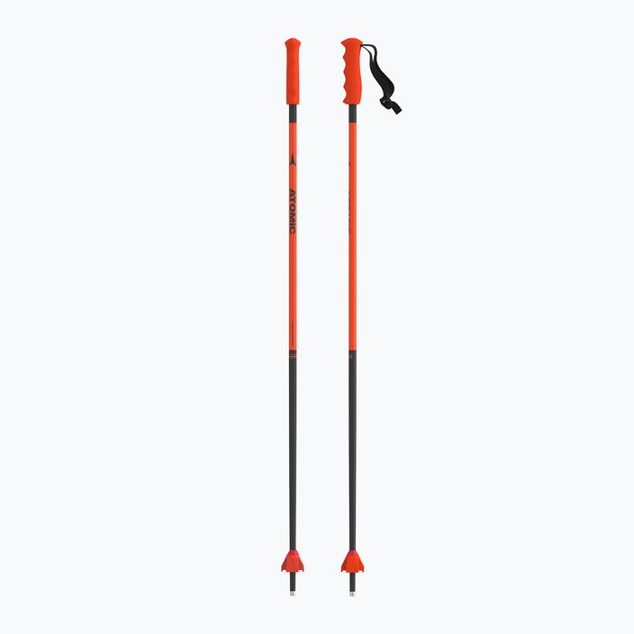 Detské lyžiarske palice Atomic Redster červené AJ55718