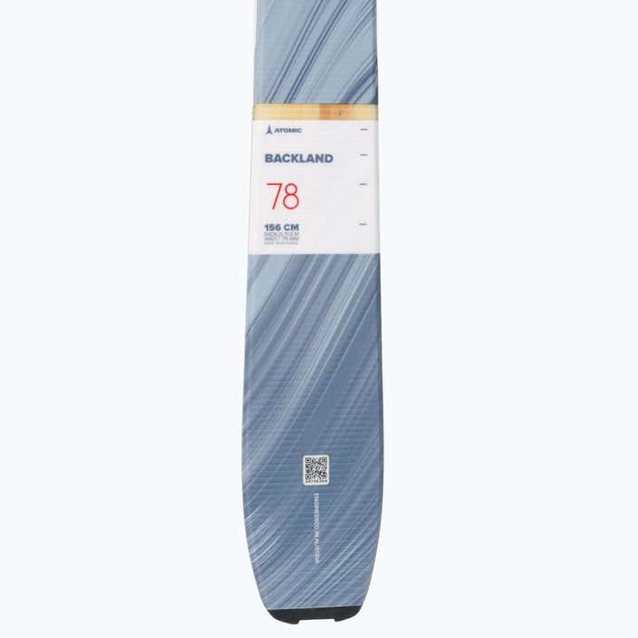 Dámske skate lyže Atomic Backland 78W + Skins grey AAST1928 7