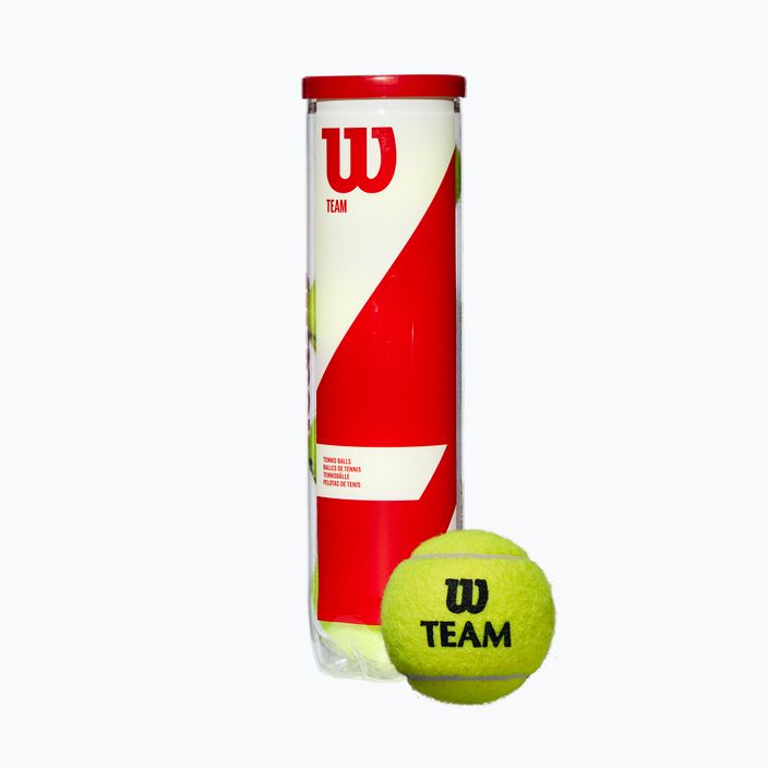 Wilson Team Practice tenisové loptičky 4 ks žlté WRT111900