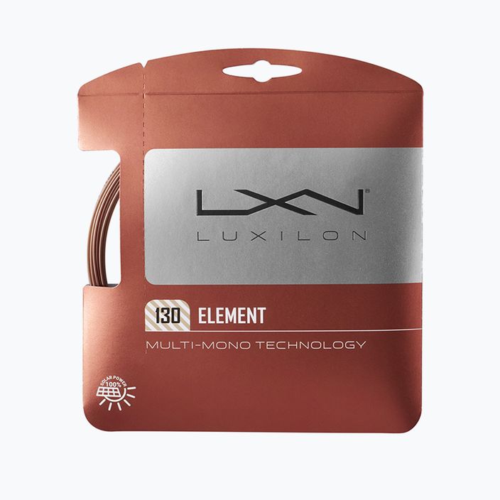 Tenisové struny Luxilon Element 130 Set12,2m hnedé WRZ990109+