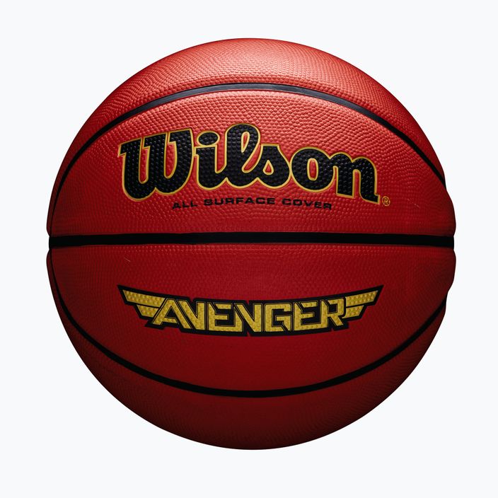 Basketbalová  lopta Wilson Avenger 295 oranžová veľkosť 7 4