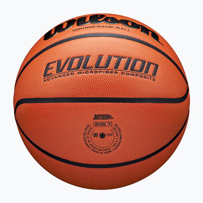 Basketbalová lopta Wilson Evolution basketbal hnedá veľkosť 7 4
