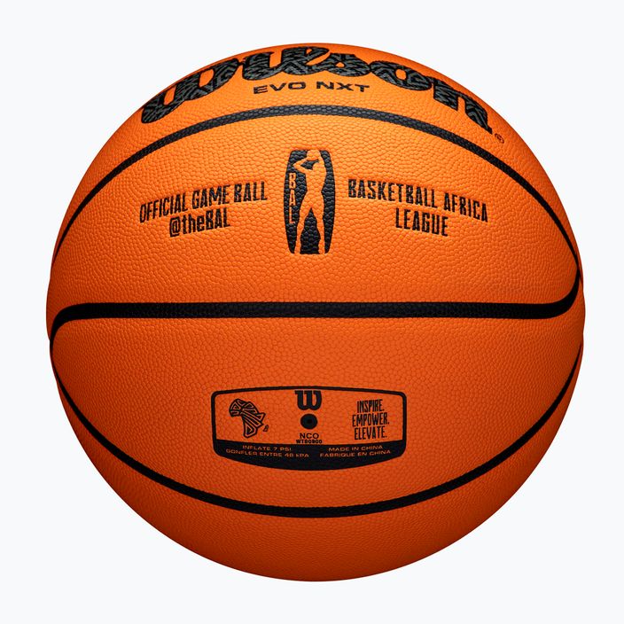 Basketbalová lopta Wilson EVO NXT Africa League hnedá veľkosť 7 6