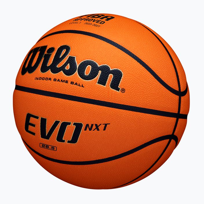 Basketbalová lopta Wilson basketball EVO NXT Fiba Game Ball orange veľkosť 7 2