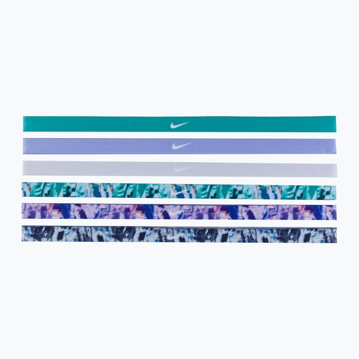 Čelenky Nike s potlačou 6 ks zelená/fialová N0002545-322 2