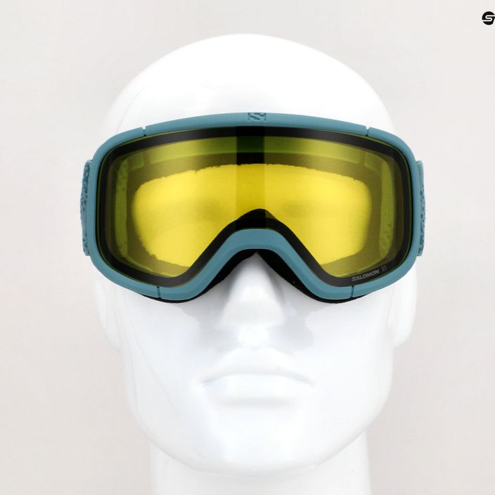 Detské lyžiarske okuliare Salomon Lumi Flash atlantic blues/flash yellow 10