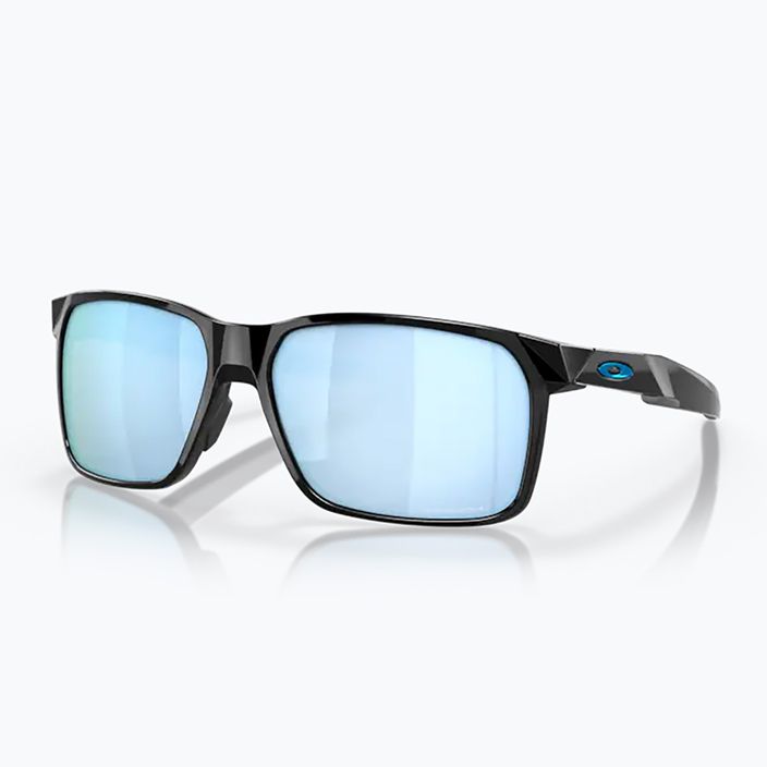 Slnečné okuliare Oakley Portal X leštená čierna/prizm deep water polarizované 6