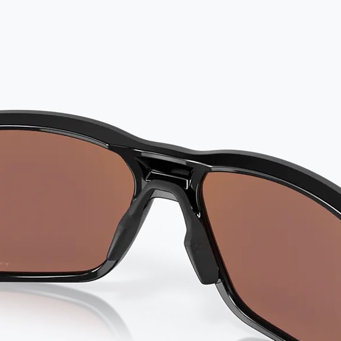 Slnečné okuliare Oakley Portal X leštená čierna/prizm deep water polarizované 12