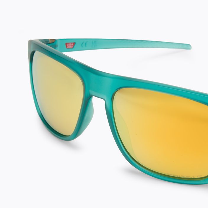 Oakley Leffingwell modro-žlté pánske slnečné okuliare 0OO9100 5
