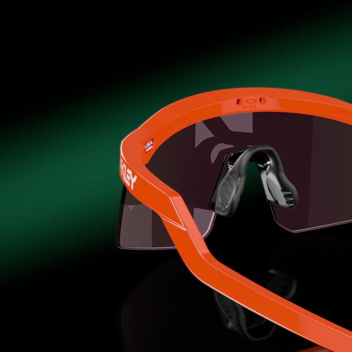 Slnečné okuliare Oakley Hydra neónovo oranžové/prismové zafírové 9