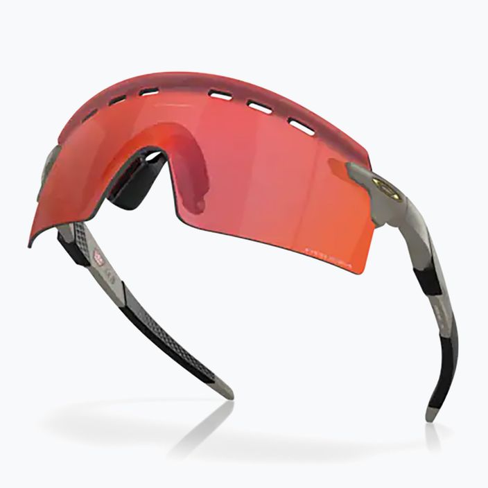 Cyklistické okuliare Oakley Encoder Strike Vented matte onyx/prizm trail torch 0OO9235 7