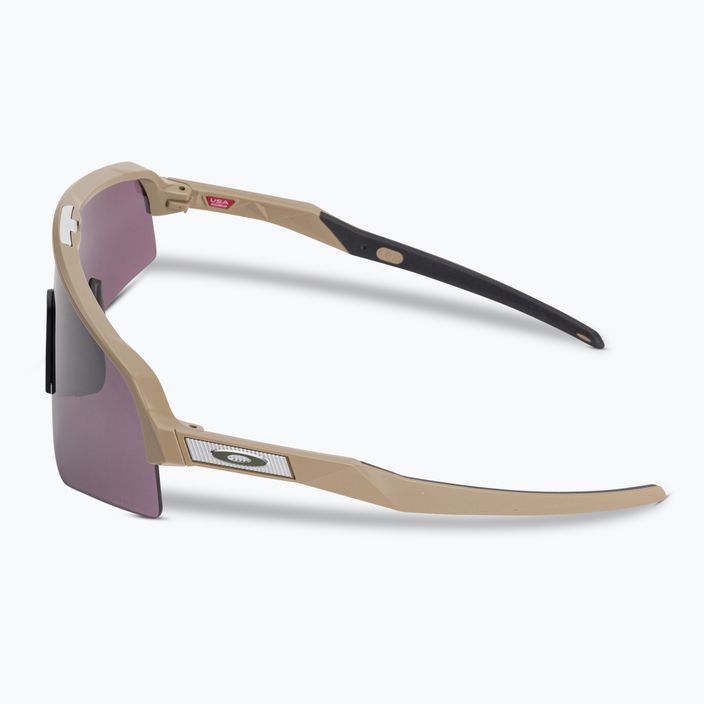 Slnečné okuliare Oakley Sutro Lite Sweep matné terénne hnedé/prízemné cestné čierne 4