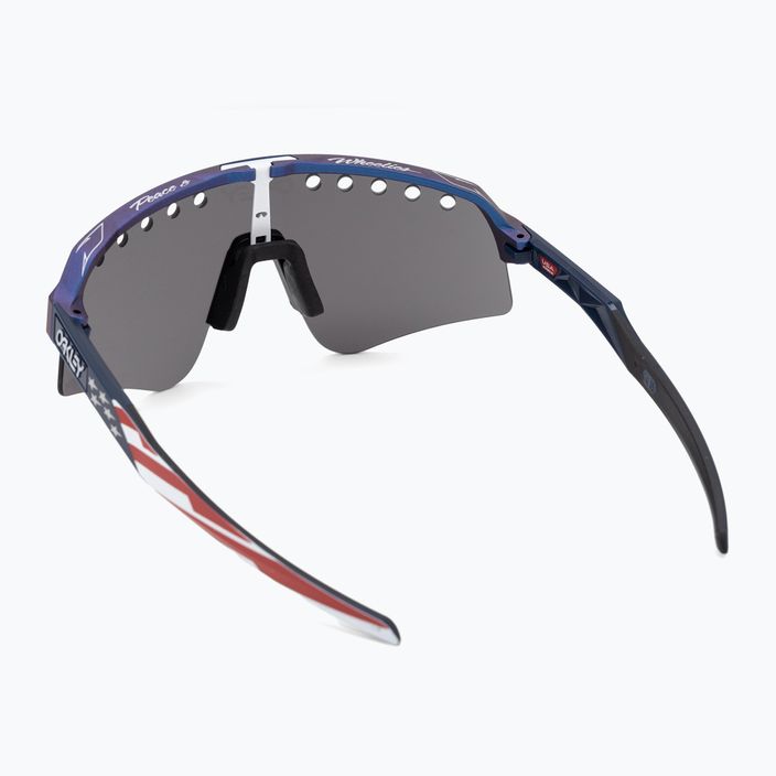 Slnečné okuliare Oakley Sutro Lite Sweep Troy Lee Designs modrá farba/priemer šedá 2