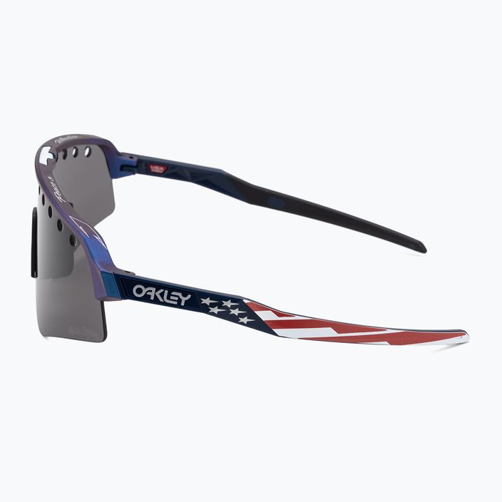 Slnečné okuliare Oakley Sutro Lite Sweep Troy Lee Designs modrá farba/priemer šedá 4