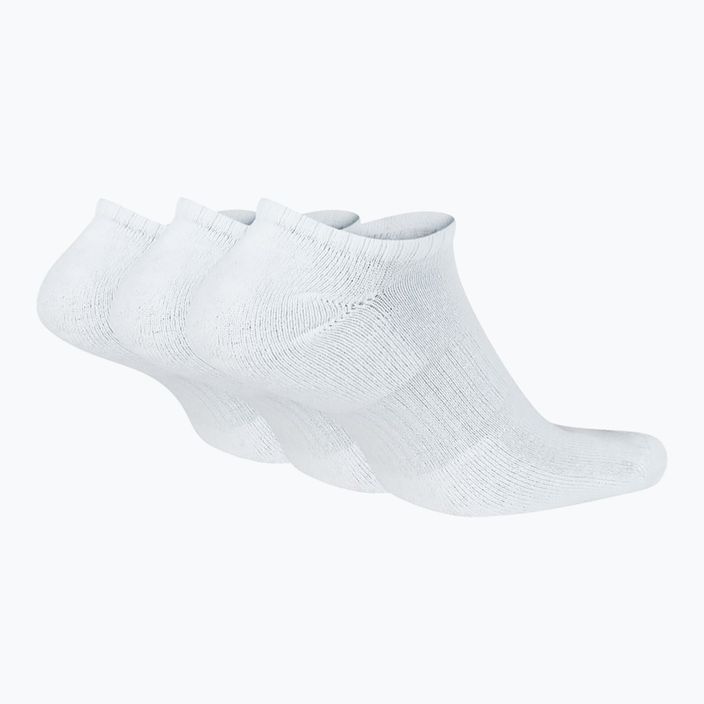 Ponožky Nike Everyday Cushioned Training Socks 3 páry biele/čierne 2