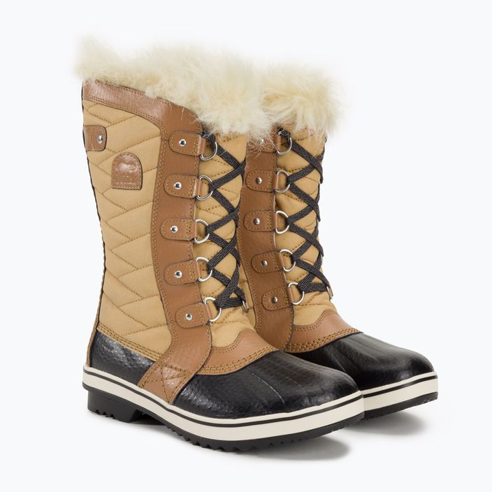 Juniorské snehové topánky Sorel Tofino II curry/elk 4