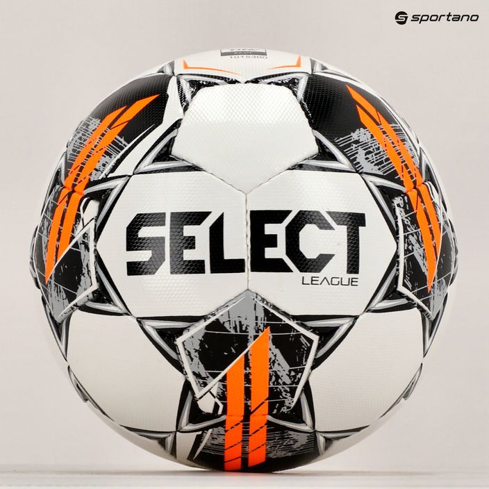 Futbalová lopta SELECT League football v24 white/black veľkosť 5 6