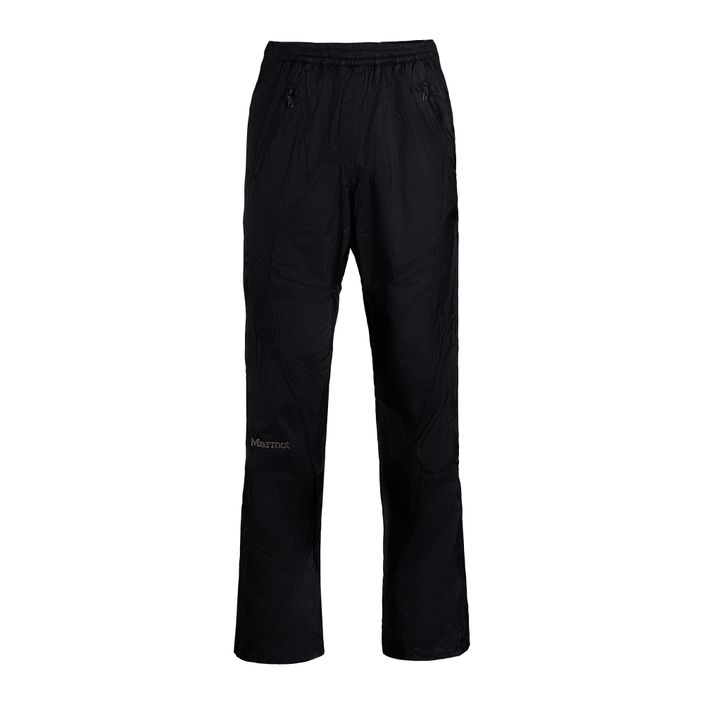Marmot PreCip Eco Full Zip pánske nohavice do dažďa čierne 41530 3