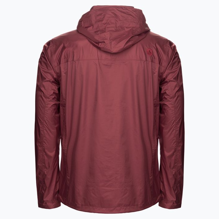 Marmot PreCip Eco pánska bunda do dažďa červená 41500 2