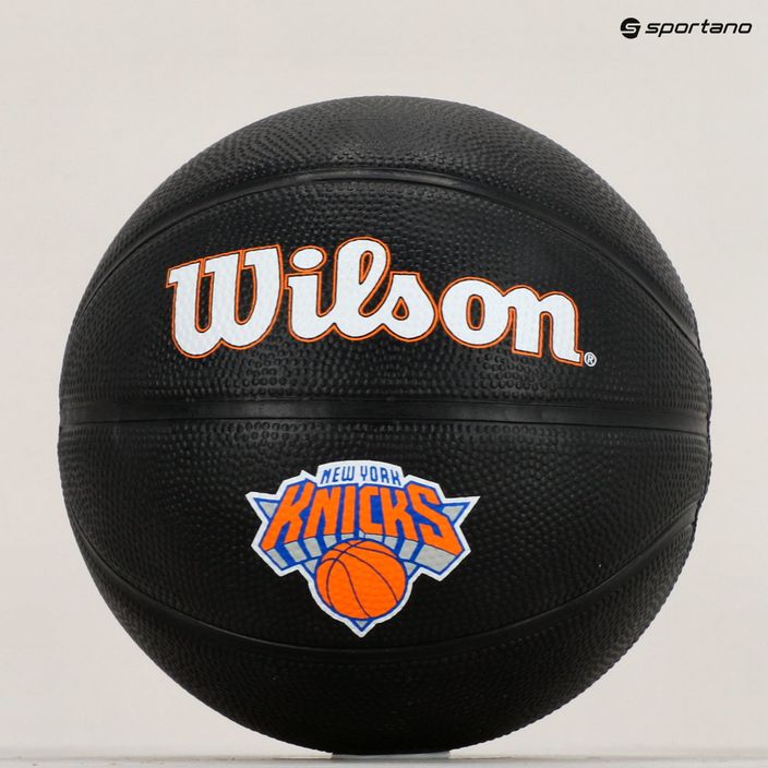 Wilson NBA Team Tribute Mini New York Knicks basketbal WZ4017610XB3 veľkosť 3 9