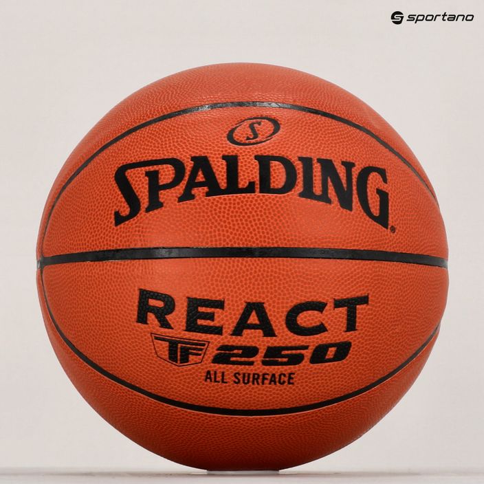 Spalding TF-250 React basketbal oranžová 76802Z 6