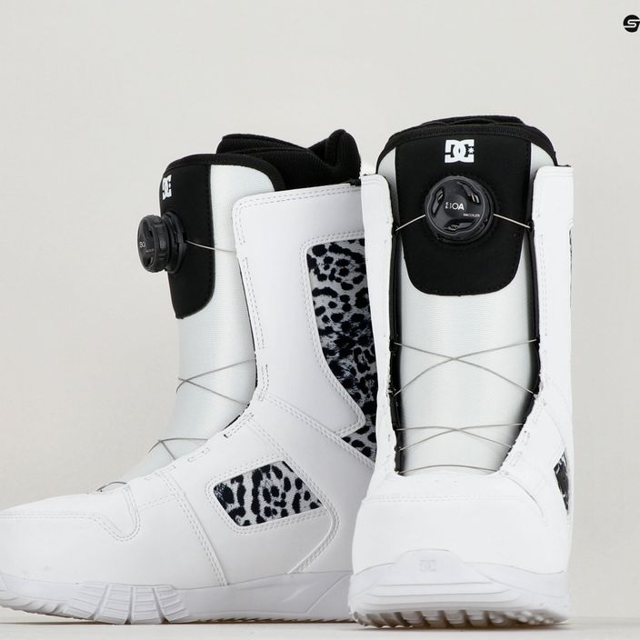 Dámske topánky na snowboard DC Phase Boa white/black print 9