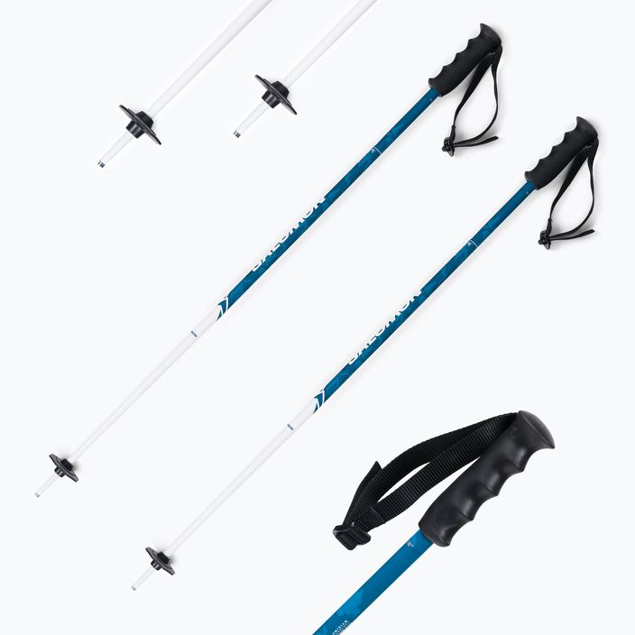Detské lyžiarske palice Salomon Brigade JR modré L48279 6