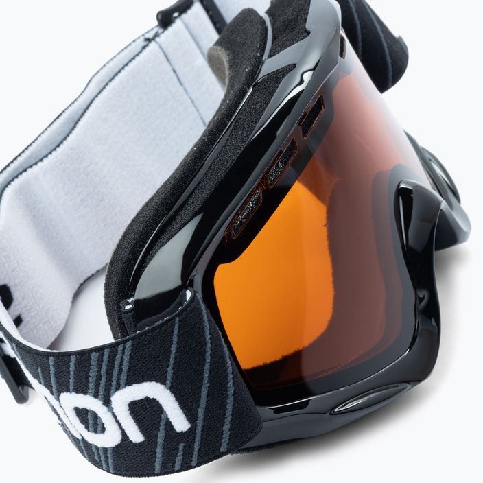 Detské lyžiarske okuliare Salomon Juke Access black/tonic orange L48481 5
