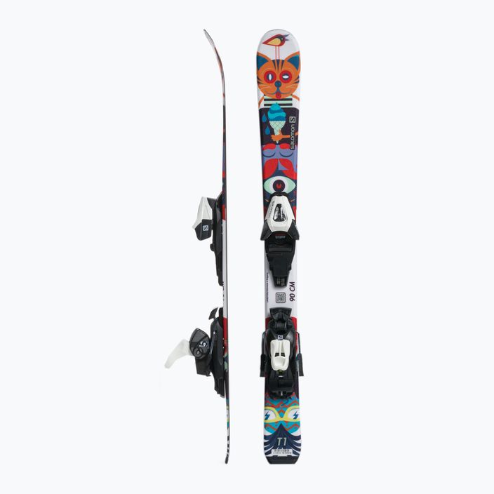 Detské zjazdové lyže Salomon T1 XS + C5 farba L48911 2