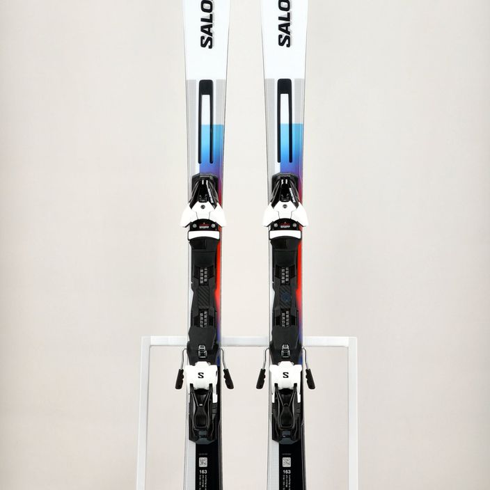 Zjazdové lyže Salomon Addikt + Z12 GW white/black/pastel neon blue 13