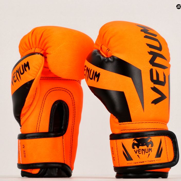 Detské boxerské rukavice Venum Elite Boxing fluo orange 9