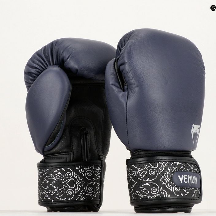 Boxerské rukavice Venum Power 2.0 navy blue/black 11