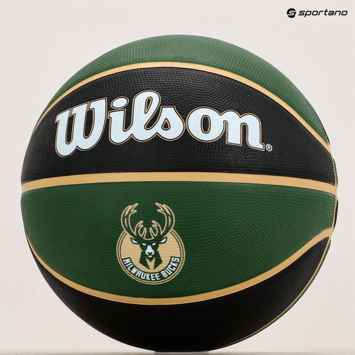 Wilson NBA Team Tribute Milwaukee Bucks basketbal zelená WTB1300XBMIL veľkosť 7 7