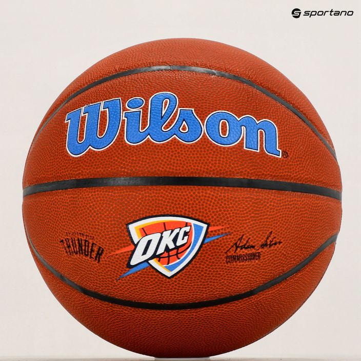 Wilson NBA Team Alliance Oklahoma City Thunder brown basketball WTB3100XBOKC veľkosť 7 6