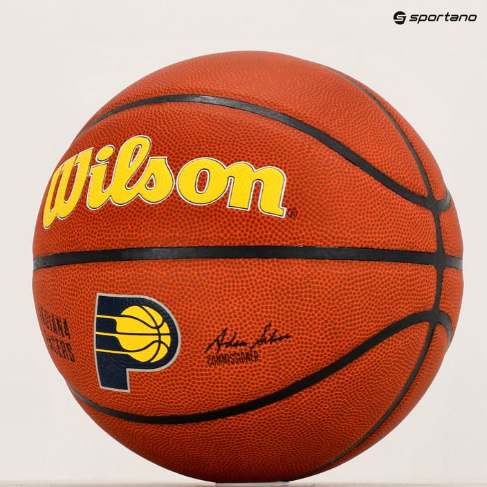 Wilson NBA Team Alliance Indiana Pacers hnedá basketbalová lopta WTB3100XBIND veľkosť 7 6
