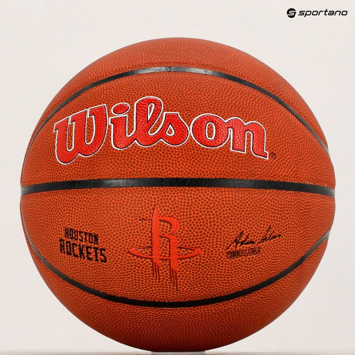 Wilson NBA Team Alliance Houston Rockets hnedá basketbalová lopta WTB3100XBHOU veľkosť 7 6