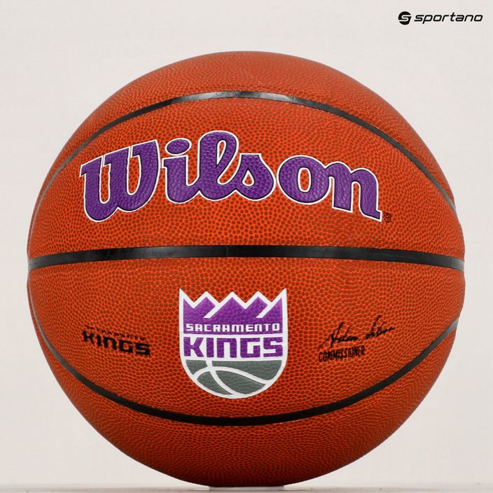 Wilson NBA Team Alliance Sacramento Kings basketbalová hnedá WTB3100XBSAC veľkosť 7 6
