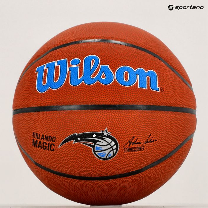 Wilson NBA Team Alliance Orlando Magic basketbalová hnedá WTB3100XBORL veľkosť 7 6
