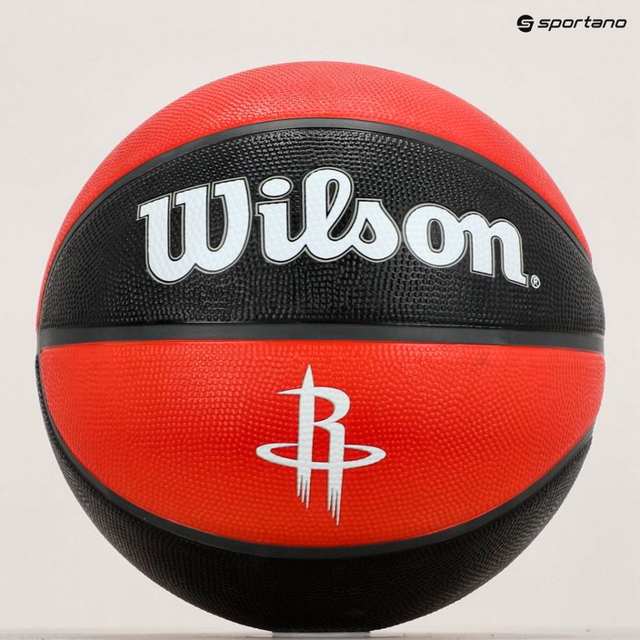 Wilson NBA Team Tribute Houston Rockets basketbalová červená WTB1300XBHOU veľkosť 7 6