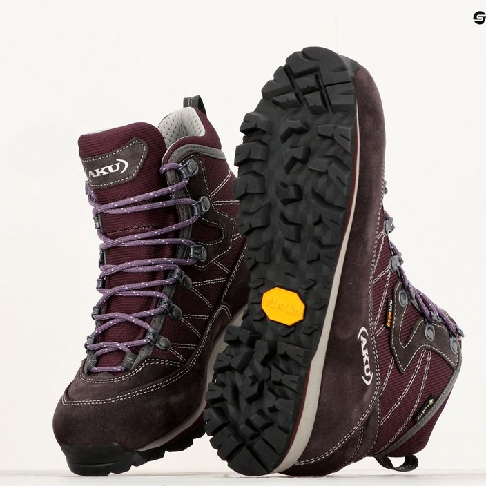 AKU Trekker Lite III GTX violet/grey dámske trekové topánky 14