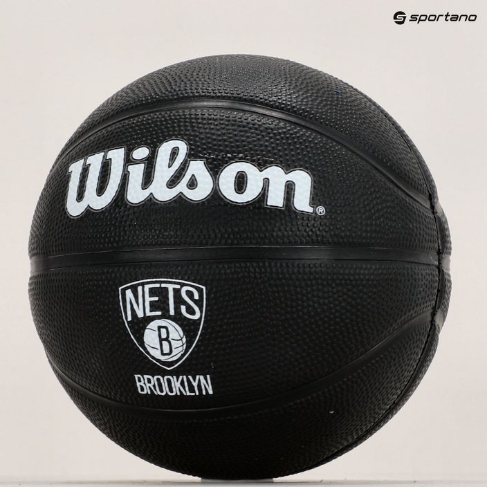 Wilson NBA Team Tribute Mini Brooklyn Nets basketbal WZ4017604XB3 veľkosť 3 9