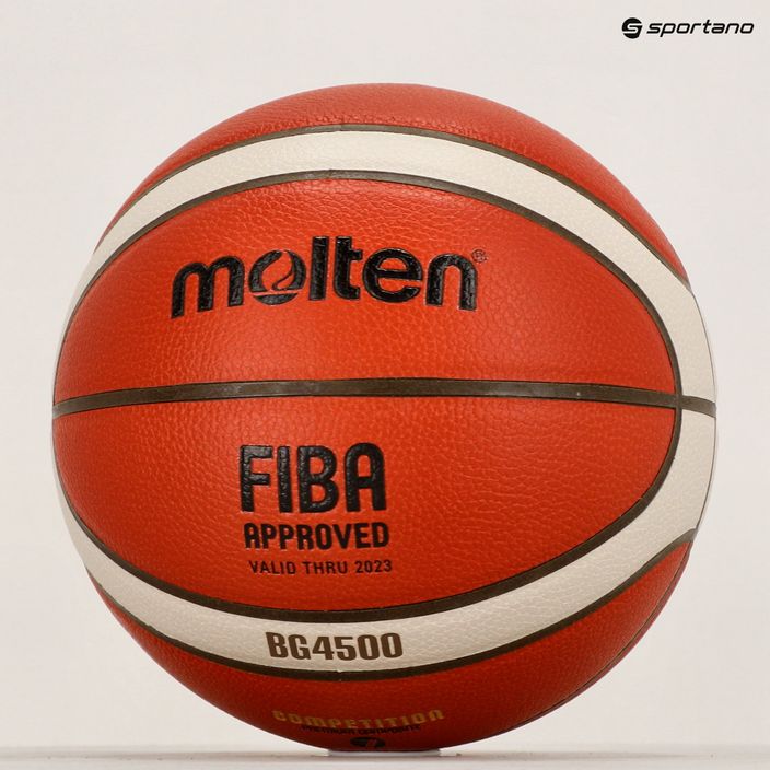 Molten basketball B7G4500 FIBA orange/ivory veľkosť 7 8