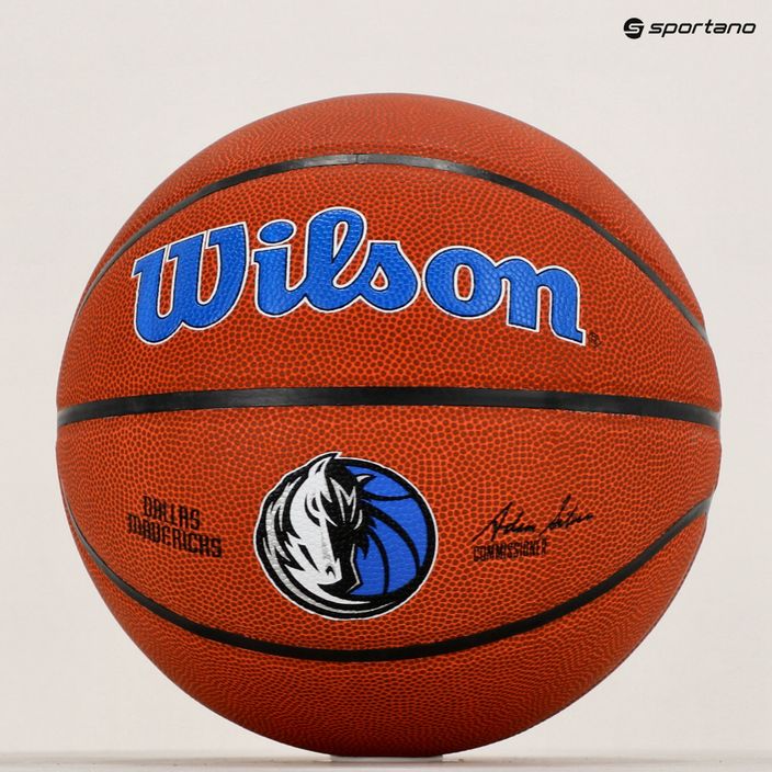 Wilson NBA Team Alliance Dallas Mavericks hnedá basketbalová lopta WTB3100XBDAL veľkosť 7 6
